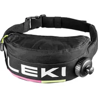 Leki Kinder Thermo Compact Hüfttasche, Black-neonpink-Neonyellow