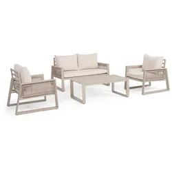 Garten-Set Captiva 4er Gruppe, Taupe