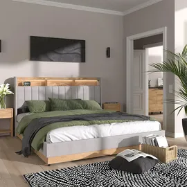 VitaliSpa Nura 180 x 200 cm Grau