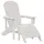 vidaXL Adirondack-Stuhl Gartenstuhl 74 x 82 x 92 cm weiß