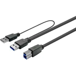 VivoLink USB 3.0 ACTIVE CABLE A MALE - B MALE 3m - Kabel - Digital/Daten