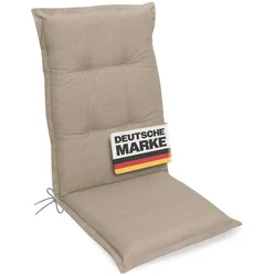 Gardissimo PREMIUM Hochlehner Gartenstuhl Auflagen 120x50x8cm natur