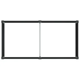 vidaXL Hochbeet 100 x 50 x 91 cm Schwarz