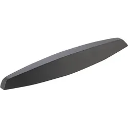 Muschelgriff Byam LA 160 mm, Breite 198 mm, Zinkdruckguss schwarz matt lackiert