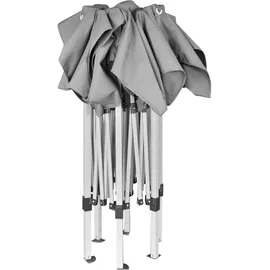 vidaXL Pop-Up Partyzelt 3,1 x 3,6 m grau