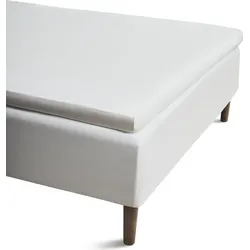 Percale Bettlaken 180 x 210 cm weiß