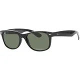 Ray-Ban New Wayfarer RB2132 901 55-18 gloss black/green classic