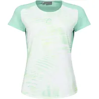 Head TIE-BREAK T-Shirt Damen, pastellgrün/print, M