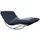 W.Schillig Relaxliege daily dreams Leder 95 x 85 x 169 cm Blau mit Kissen