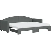 vidaXL Tagesbett 80 x 200 cm Dunkelgrau