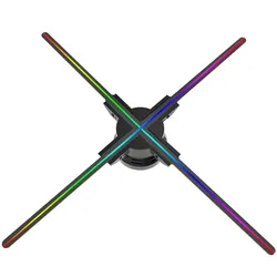 F60 3D-Hologramm-Projektor, Werbung, Display, Ventilator, Wand-Player, 3D-Nacktes-Auge-2K-HD-LED-Foto US Plug