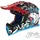 LS2 MX437J Fast Evo 2 II Mini Starmaw schwarz/rot/blau M