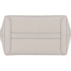 Dudu Ibiza Henkeltasche Leder Weiß/Grau