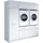 laundreezy Mehrzweckschrank-Set 186 x 200 x 68 cm Weiß