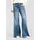 Herrlicher 5-Pocket-Jeans "Edna Kama Denim Light", Damen, Gr. 29, Länge 30, navy blau, Denim/Jeans, Obermaterial: 98% Baumwolle, 2% Elasthan, ausgestellt lang, Jeans 5-Pocket-Jeans, Flared Fit, extra Weite