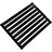 Systemceram Premium Faltmatte 330 x 450 mm Schwarz