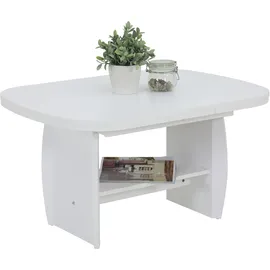 Hela Couchtisch Michael III weiß B/H/T: ca. 142x62x68 cm - weiß