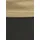 LASCANA Bikini-Hose Damen Schwarz/Goldfarben 42