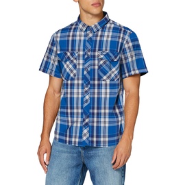 Brandit Textil Brandit Roadstar Shirt Kurzarm Freizeit Hemd blau/weiß
