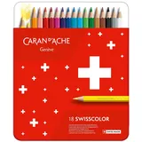Caran d'Ache Swisscolor Buntstifte 18 St. mehrfarbig
