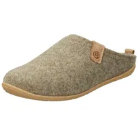 ROHDE Damen Pantoffel Softfilz Hausschuh Wechselfußbett Tivoli-D 6860, Größe:40 EU, Farbe:Braun