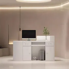 360Home Ladentheke Empfangstheke Empfangstisch Rechts 100*50cm