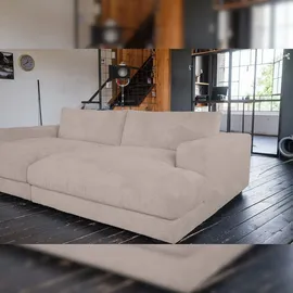 KAWOLA Big Sofa Madeline Cord taupe