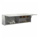vidaXL Bad-Wandschrank Betongrau 100x25x30 cm Holzwerkstoff