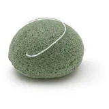 Intirilife Konjac Schwamm für Gesichtsreinigung Peeling alle Hauttypen in Grün | Gr.: onesize