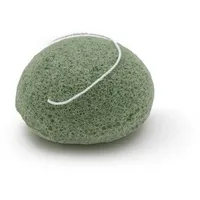 Intirilife Konjac Schwamm für Gesichtsreinigung Peeling alle Hauttypen in Grün | Gr.: onesize