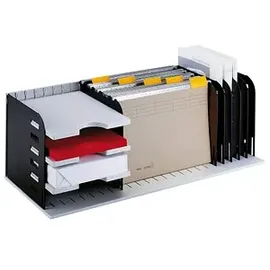 Styro Sortierstation styrorac grau/schwarz mit 7 Fächern