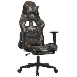 vidaXL Gaming-Stuhl Schwarz Camouflage