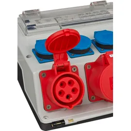 Brennenstuhl Wandverteiler 4/32 IP44 4x LS 230V/16 A, 1xLS 400V/16 A, 1xFI 40 A 4-polig 30mA