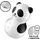 Satisfyer Pocket Panda Stimulator & Vibrator,