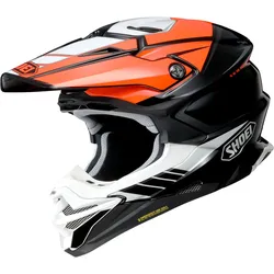 Shoei VFX-WR 06 Jammer, Motocrosshelm - Schwarz/Orange/Weiß - XS