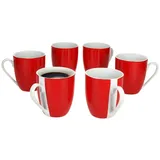 Mambocat Kaffeebecher 0,35 l Rot 6 St.