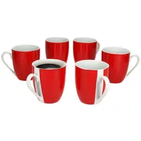 Mambocat Kaffeebecher 0,35 l Rot 6 St.
