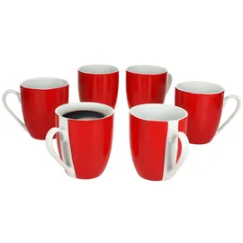 Mambocat Kaffeebecher 0,35 l Rot 6 St.