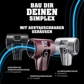 Halder SIMPLEX-Schonhammer 80 mm Kopfdurchm.Gummikomp./N