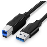 UGREEN Druckerkabel USB-A - USB-B 5Gb/s 2m schwarz (US210)