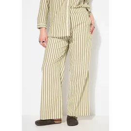 Studio Untold Schlupfhose Wide Legs Gelb/Grün 56