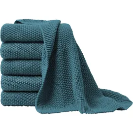 Primera Strickdecke 130 x 170 cm Smaragd