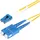 Startech StarTech.com 15m OS2 LWL Patchkabel LC zu SC (UPC) Singlemode Duplex, 9/125μm, 10G, Bend Ins