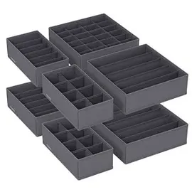 Songmics 8 SONGMICS Ordnungsboxen grau 48,0 x 64,0 x 10,0 cm