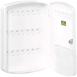 Burg Wächter Schlüsselbox Key Box mit 35 Haken Weiß