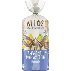 Allos Amaranth Mais Waffeln Meersalz bio