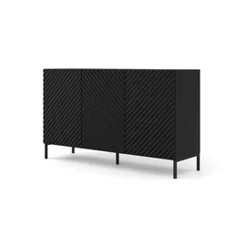 AC-Deco Sideboard ¦ schwarz ¦ Maße (cm): B: 150 H: 87