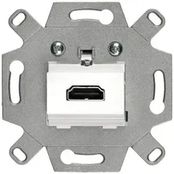 Siemens 5TG20200 DELTA HDMI-Anschlussdose Schraubklemmen weiß