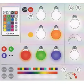 Osram LED Retrofit RGBW ClasB25 4.5W/2700K E14,