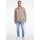 Lindbergh Hemdjacke LINDBERGH "Lindbergh Hemdjacke", Herren, Gr. XXL, beige (sand mix), Obermaterial: 75% Polyester, 22% Viskose, 3% Elasthan; Futter: 95% Polyester, 5% Elasthan, lässig geschnitten, Jacken
